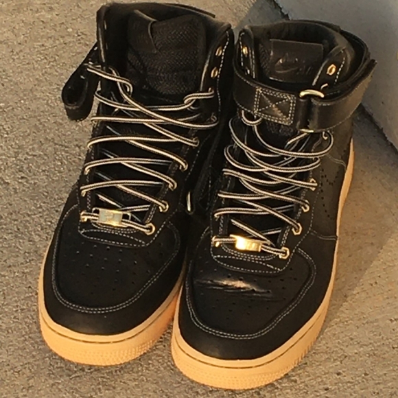 Nike Air Force 1 Leather Street Combat Size 7.5 - Picture 13 of 16